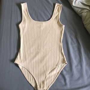 Nude/cream basic bodysuit